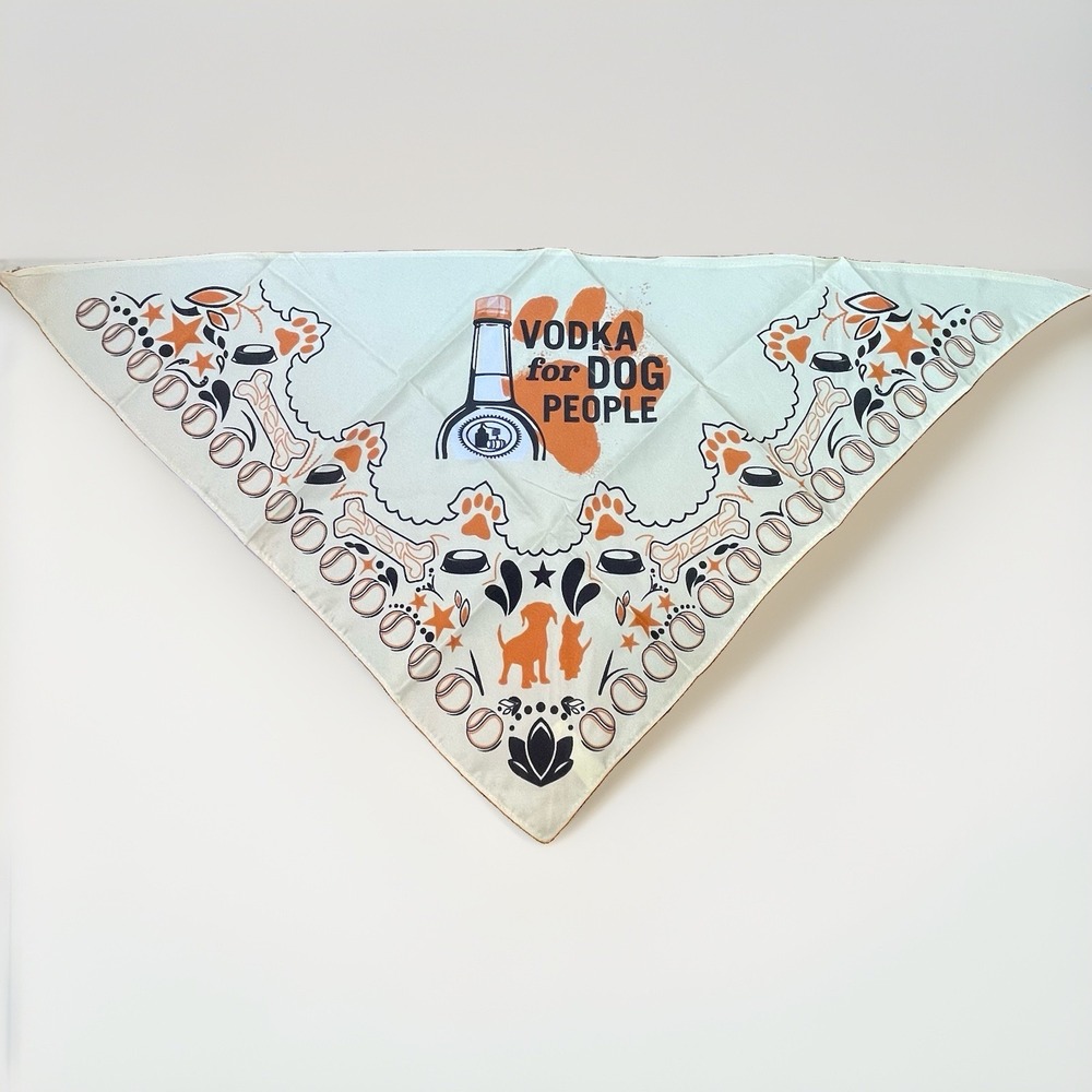 Tito's Handmade Vodka Dog Bandana New 'Vodka For Dog People'